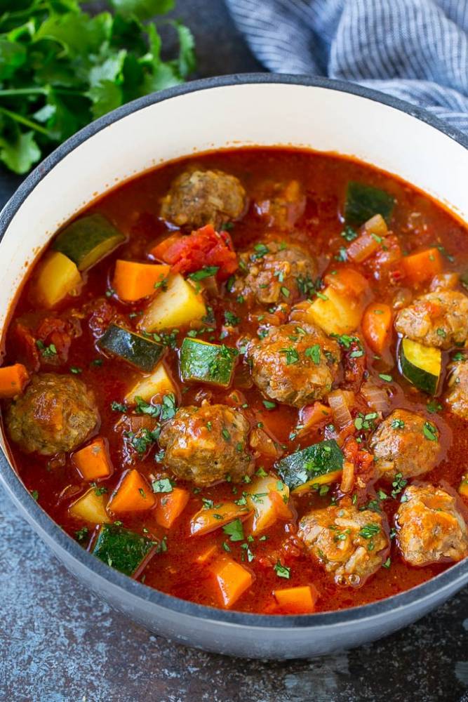 Savory Meatball Stew